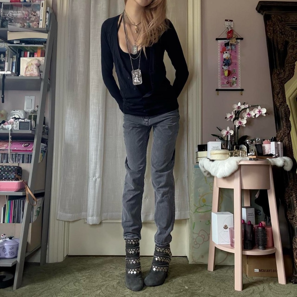 Size 24" Urban Outfitters BDG Grey/Faded Black High-Rise Mom Jeans